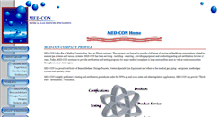 Desktop Screenshot of med-con.net
